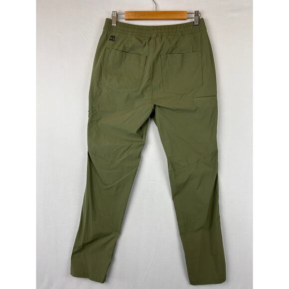 Duluth Trading Co AKHG Access Point Pull On Slim Leg Pants Green Women's Size 8 - Picture 5 of 10